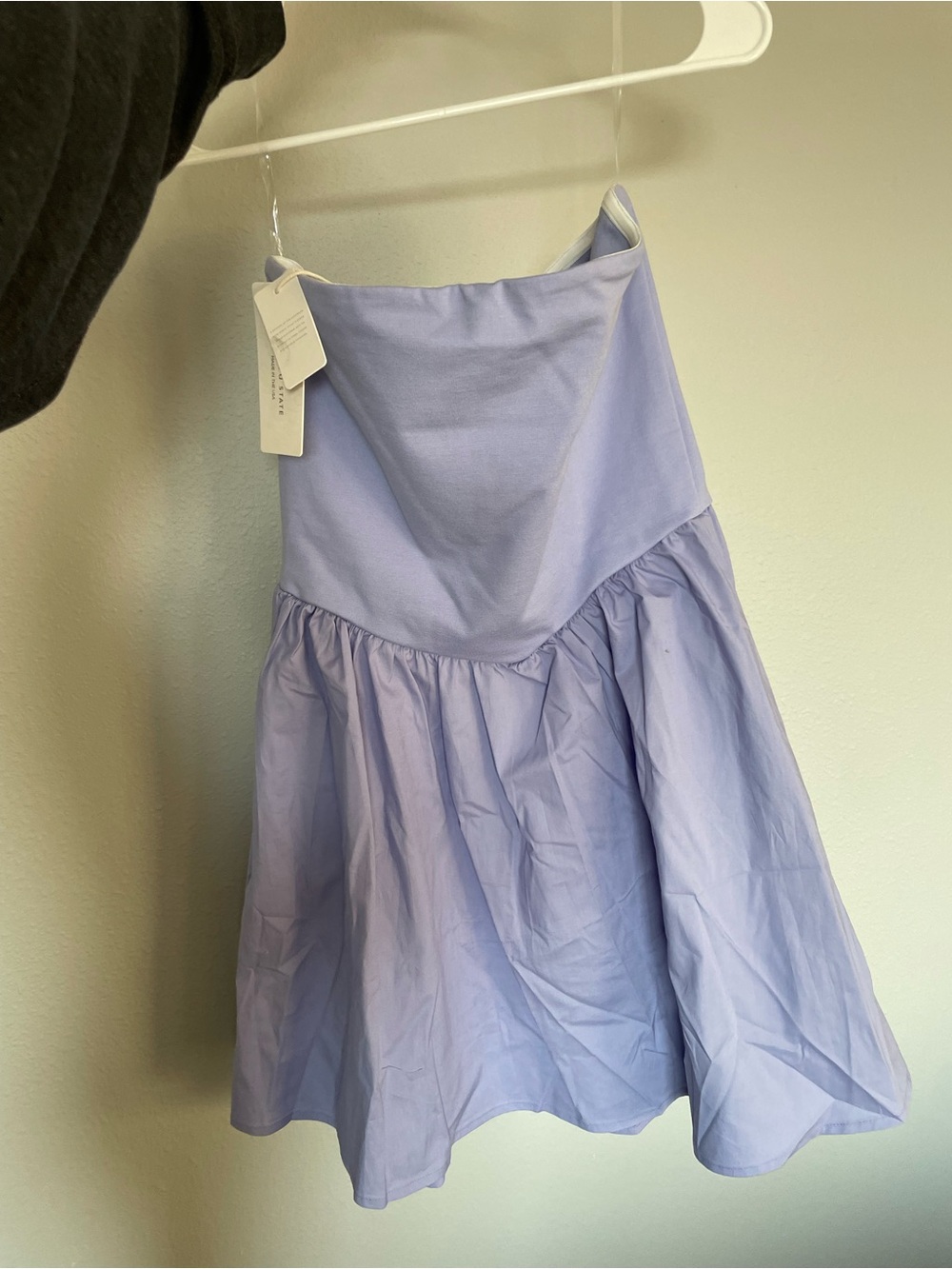 Altar'd State Pastel Lilac Strapless A-Line Dress